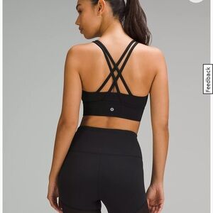 Lululemon high neck energy bra